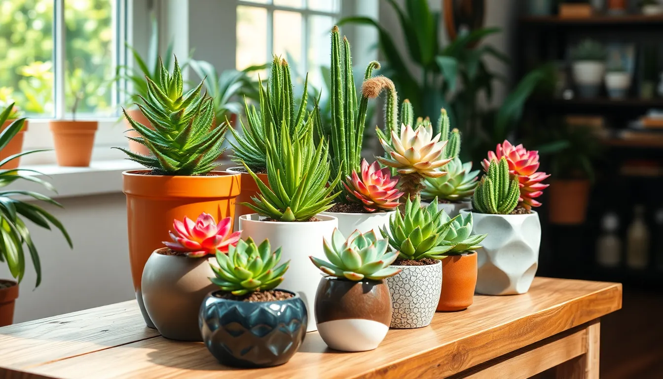 plant succulents