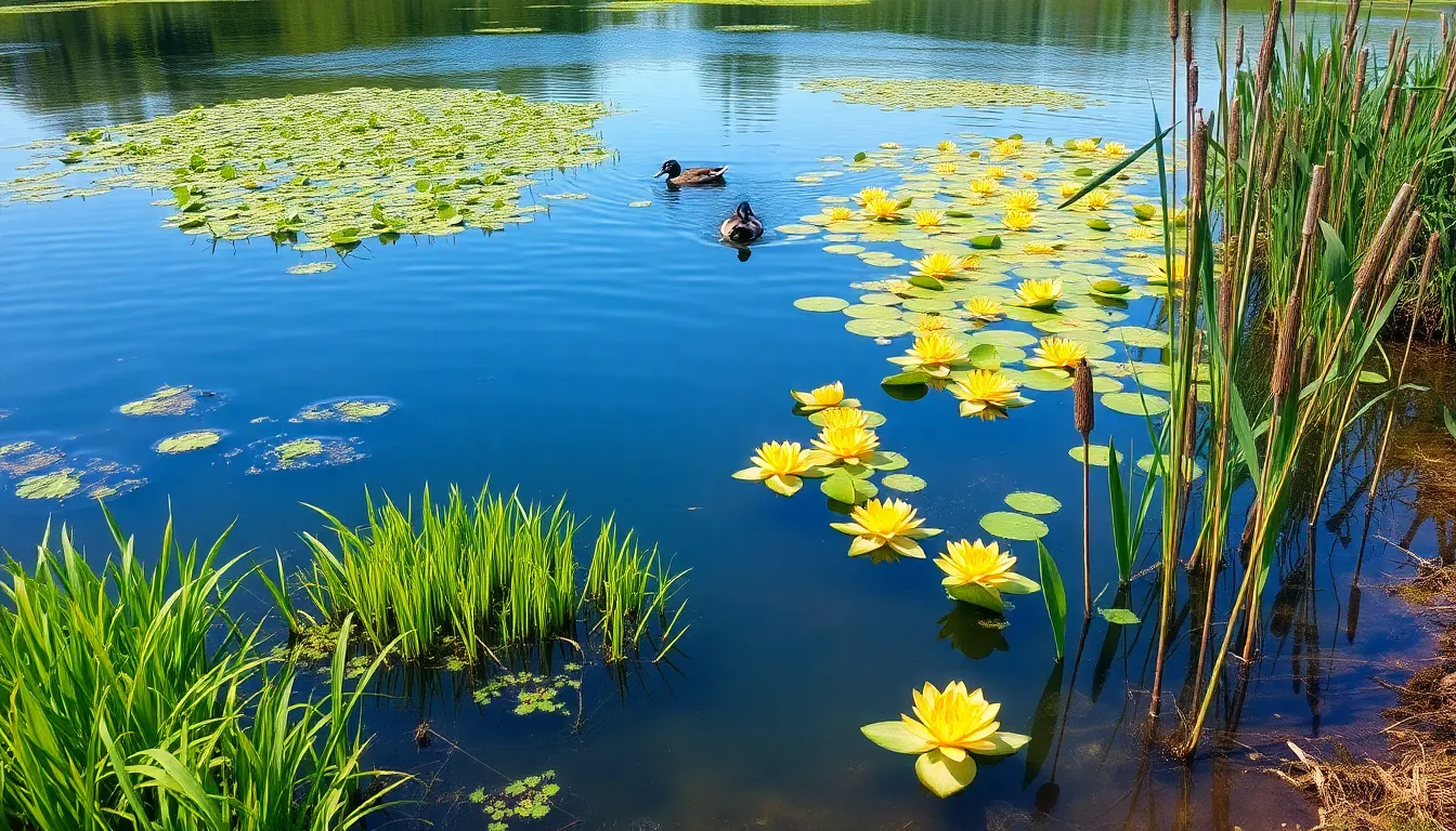 aquatic biome plants